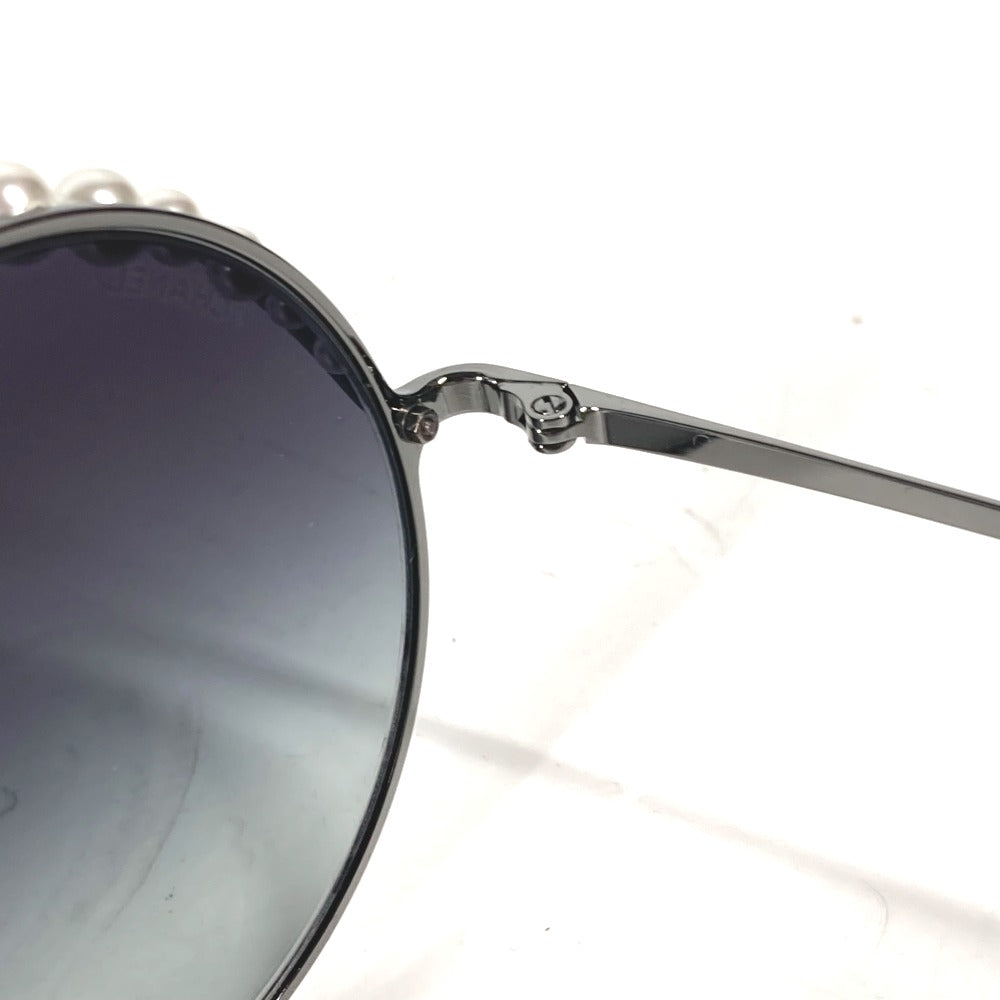 CHANEL 4234-H CC ココマーク パール 眼鏡 メガネ アイウェア サングラス メタル レディース ブラック