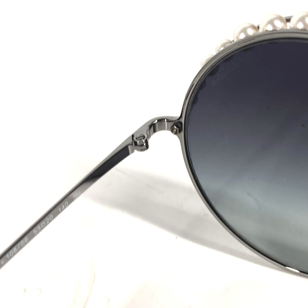 CHANEL 4234-H CC ココマーク パール 眼鏡 メガネ アイウェア サングラス メタル レディース ブラック