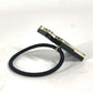 CHANEL 17A Logo perfume bottle design rhinestone glitter CC CC Mark Hair Accessories Hair rubber Plastic Black/Gold Used