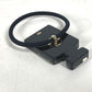 CHANEL 17A Logo perfume bottle design rhinestone glitter CC CC Mark Hair Accessories Hair rubber Plastic Black/Gold Used