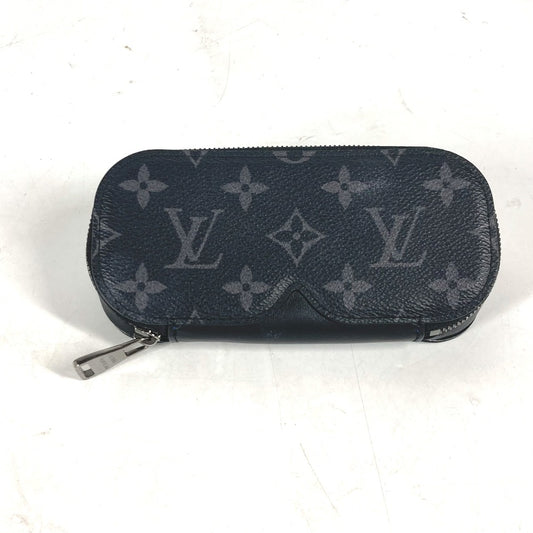 LOUIS VUITTON GI0654 モノグラムエクリプス エテュイ・リュネット GM アイウェア 眼鏡 サングラスケース ポーチ メガネケース モノグラムエクリプスキャンバス メンズ ブラック