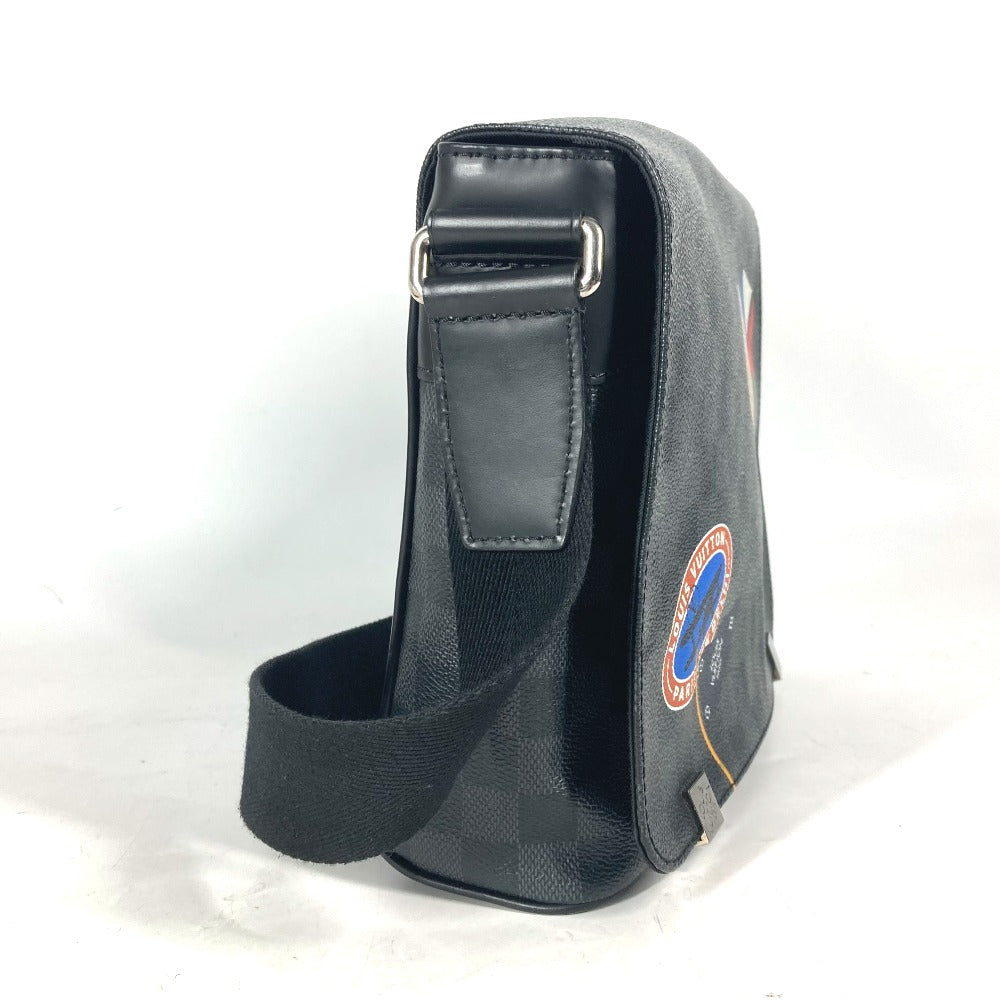 LOUIS VUITTON N41054 ダミエグラフィット ステッカーズ  ディストリクトPM  カバン 斜め掛け フラップ ショルダーバッグ ダミエグラフィットキャンバス ユニセックス ブラック - brandshop-reference