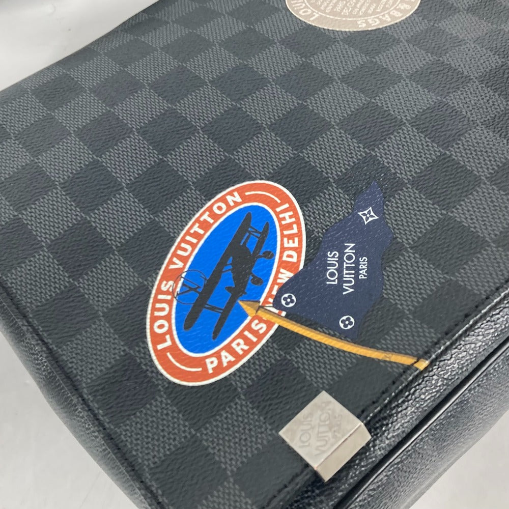 LOUIS VUITTON N41054 ダミエグラフィット ステッカーズ  ディストリクトPM  カバン 斜め掛け フラップ ショルダーバッグ ダミエグラフィットキャンバス ユニセックス ブラック - brandshop-reference
