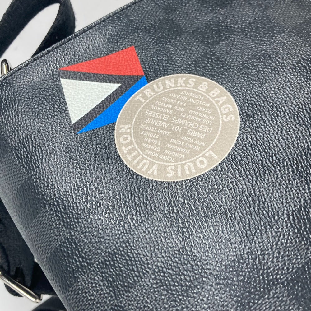 LOUIS VUITTON N41054 ダミエグラフィット ステッカーズ  ディストリクトPM  カバン 斜め掛け フラップ ショルダーバッグ ダミエグラフィットキャンバス ユニセックス ブラック - brandshop-reference