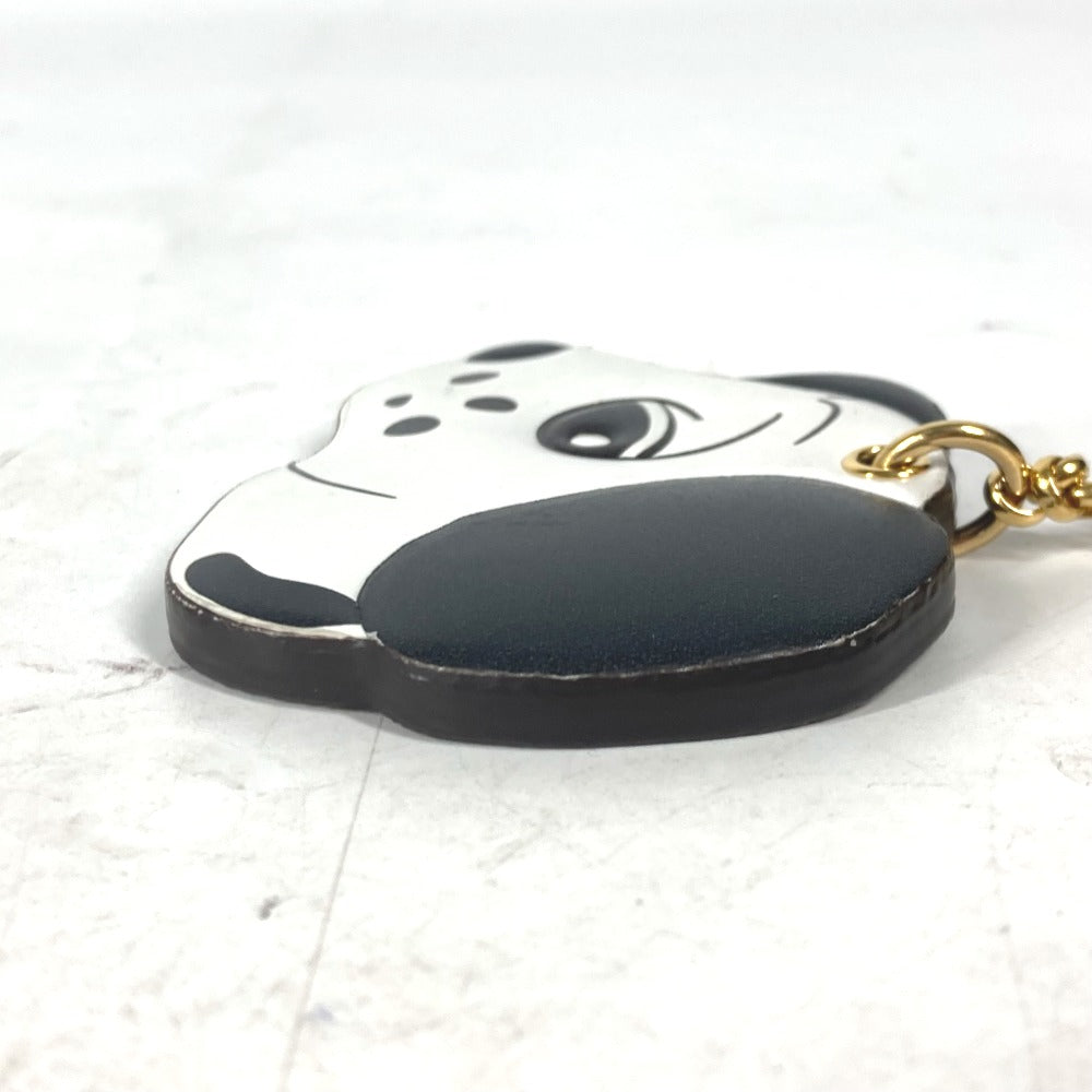 LOUIS VUITTON M01967 犬 ダルメシアン キーホルダー・アニモグラム ドッグ バッグチャーム キーホルダー レザー ユニセックス ホワイト - brandshop-reference