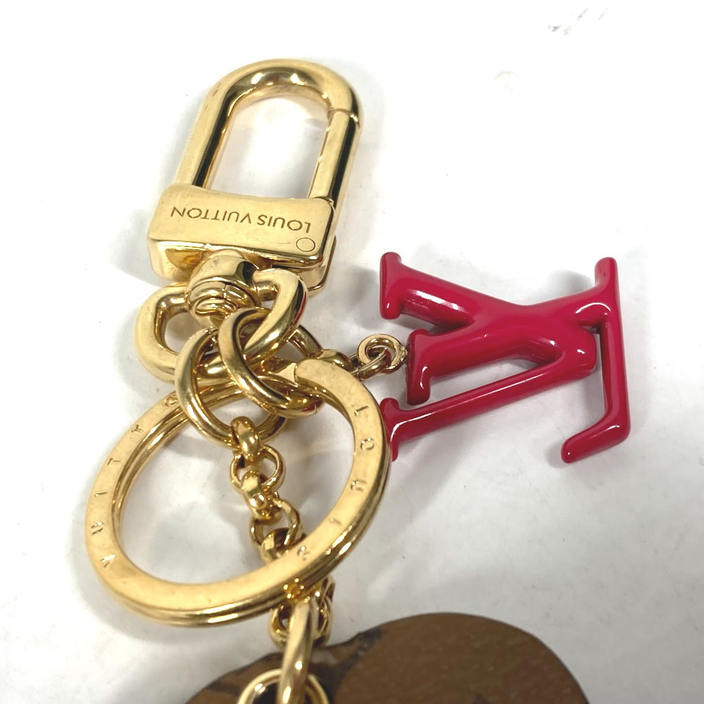 LOUIS VUITTON M01967 犬 ダルメシアン キーホルダー・アニモグラム ドッグ バッグチャーム キーホルダー レザー ユニセックス ホワイト - brandshop-reference