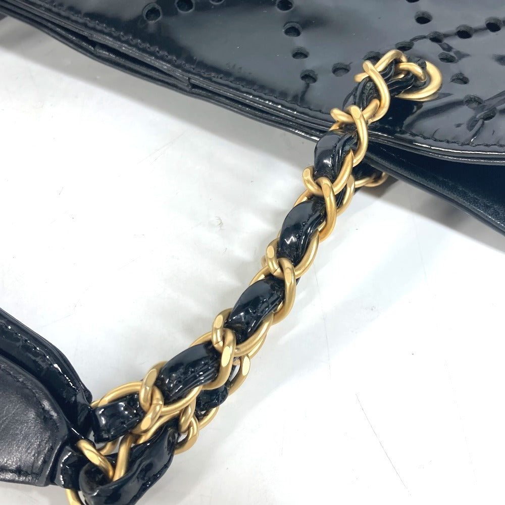 CHANEL Punching CC Coco Mark W Chain Bag Shoulder Bag Shoulder Bag