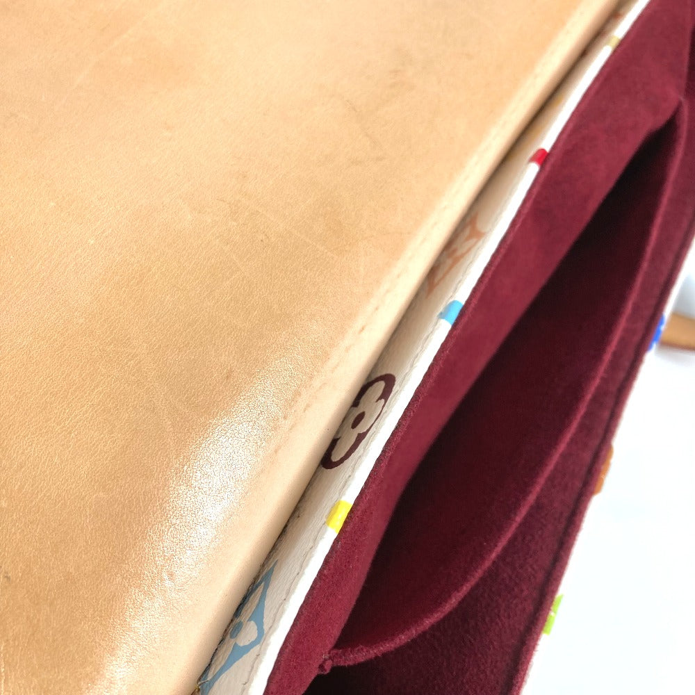 LOUIS VUITTON M92661 モノグラムマルチカラー  ソローニュ カバン 肩掛け フラップ ショルダーバッグ モノグラムマルチカラーキャンバス レディース ブロン ホワイト - brandshop-reference