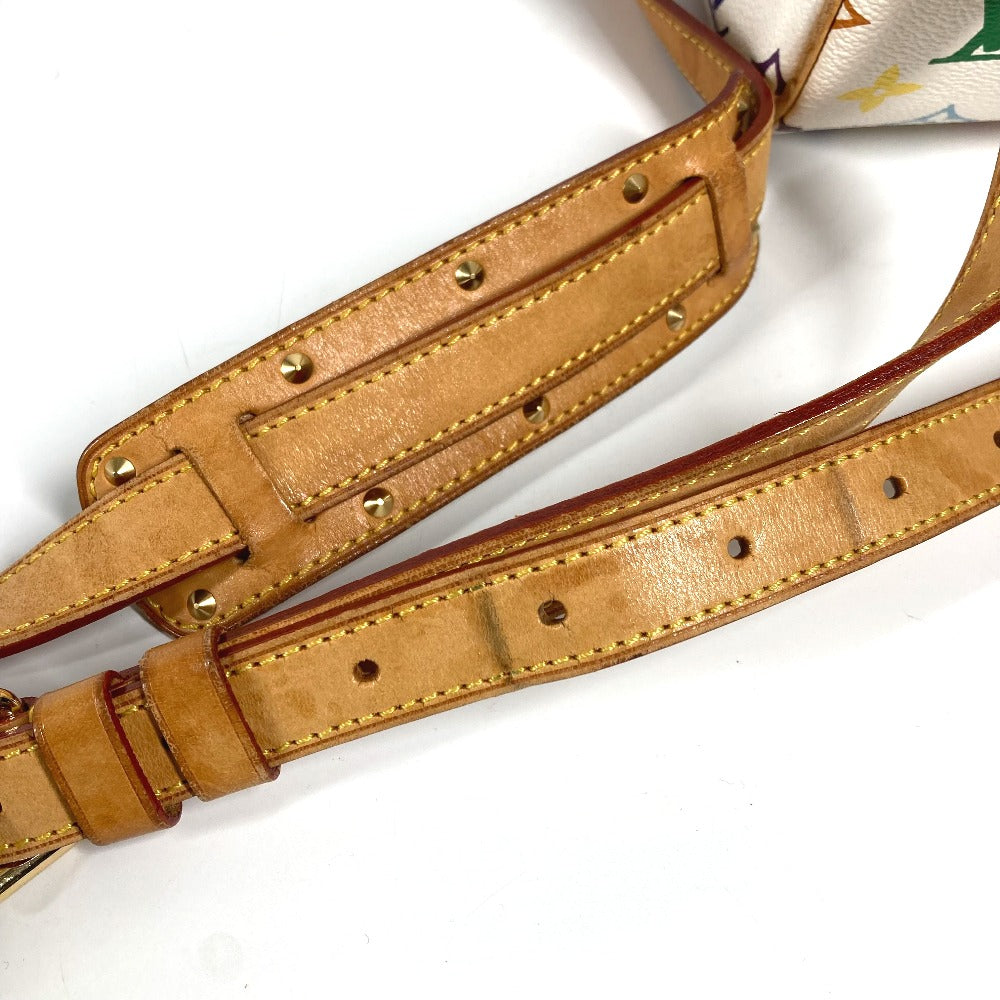 LOUIS VUITTON M92661 モノグラムマルチカラー  ソローニュ カバン 肩掛け フラップ ショルダーバッグ モノグラムマルチカラーキャンバス レディース ブロン ホワイト - brandshop-reference