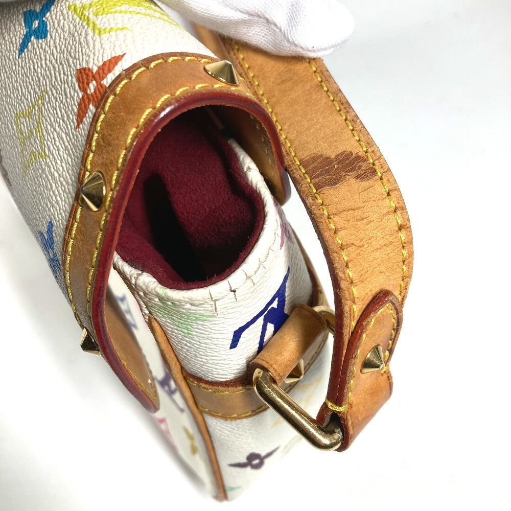 LOUIS VUITTON M92661 モノグラムマルチカラー  ソローニュ カバン 肩掛け フラップ ショルダーバッグ モノグラムマルチカラーキャンバス レディース ブロン ホワイト - brandshop-reference