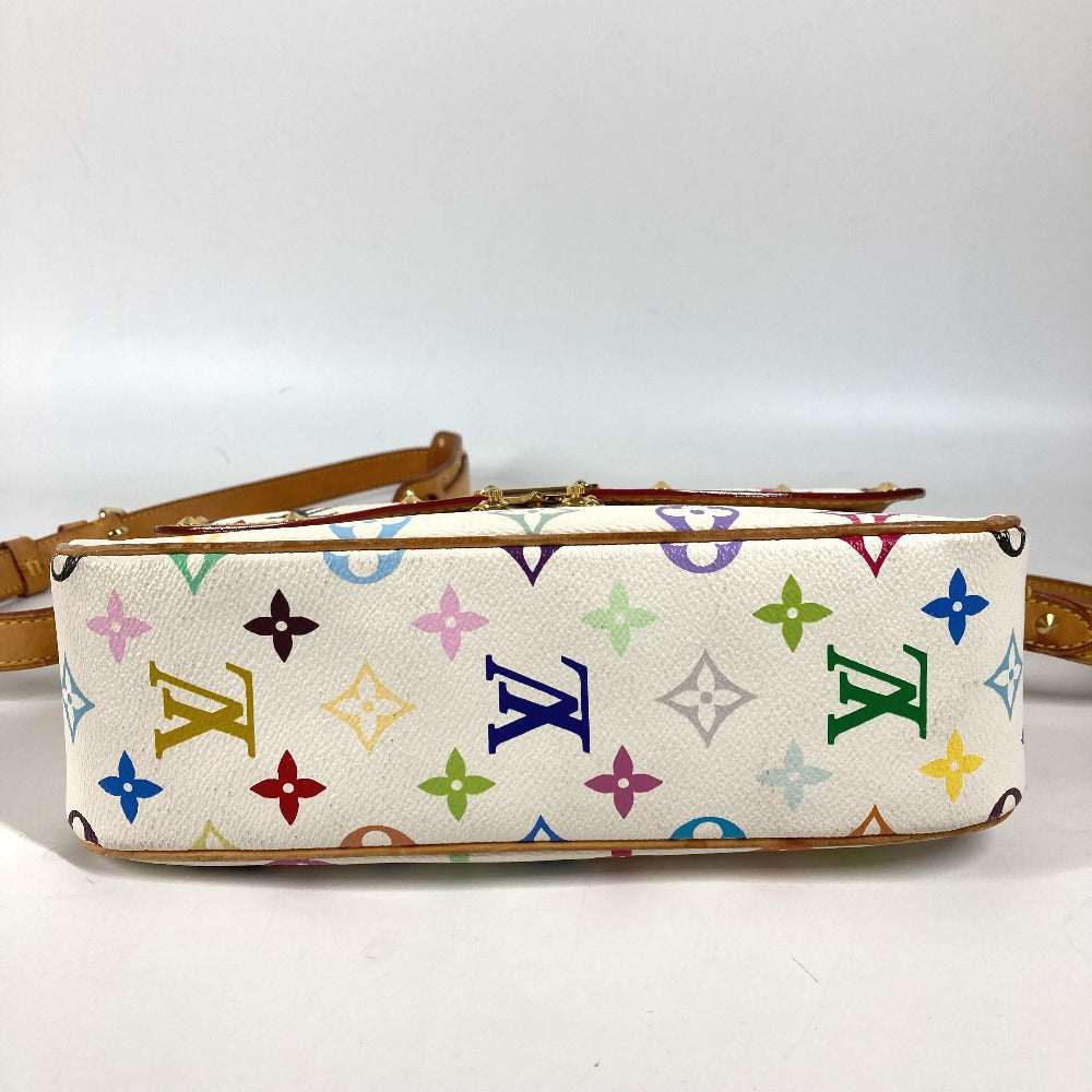 LOUIS VUITTON M92661 モノグラムマルチカラー ソローニュ カバン 肩掛け フラップ ショルダーバッグ モノグラムマルチカラーキャンバス レディース ブロン ホワイト