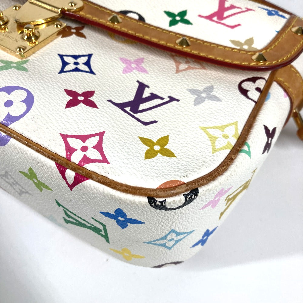 LOUIS VUITTON M92661 モノグラムマルチカラー ソローニュ カバン 肩掛け フラップ ショルダーバッグ モノグラムマルチカラーキャンバス レディース ブロン ホワイト