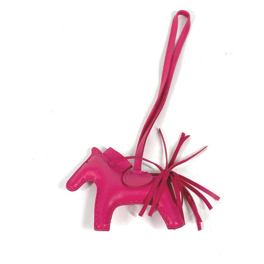 HERMES Horse All Pink Rodeo PM Rodeo PM Bag Charm, So Pink Charm, Anjo Miro Women's Rose Mexico Pink