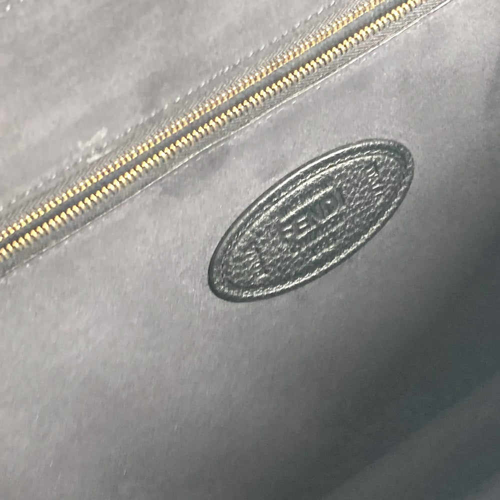 FENDI 7VA462  カバン ハンドバッグ トートバッグ ブリーフケース ダブルフェイス セレリア FFターンロック ラップトップバッグ ビジネスバッグ レザー ユニセックス ブラック - brandshop-reference