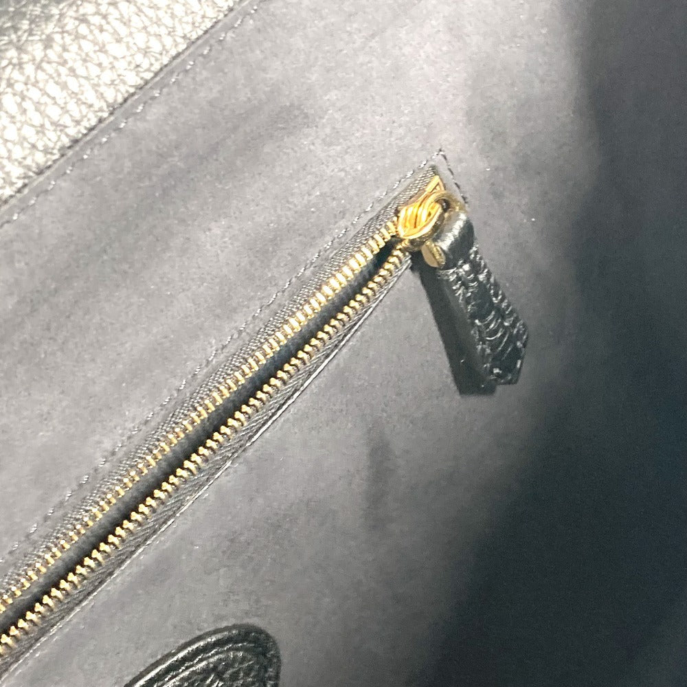 FENDI 7VA462  カバン ハンドバッグ トートバッグ ブリーフケース ダブルフェイス セレリア FFターンロック ラップトップバッグ ビジネスバッグ レザー ユニセックス ブラック - brandshop-reference