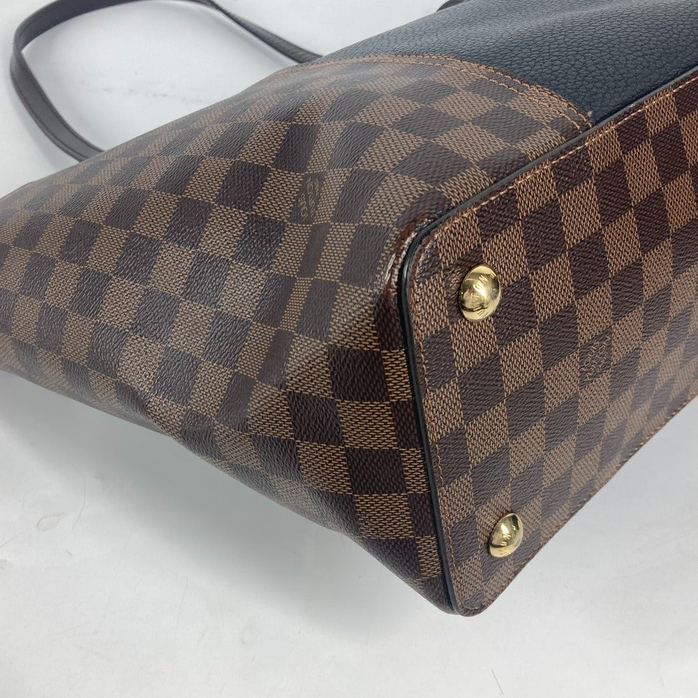 LOUIS VUITTON N44023 Damier Jersey Bag Tote Bag shawl Shoulder Bag Damier Canvas / Leather Brown/Black Used