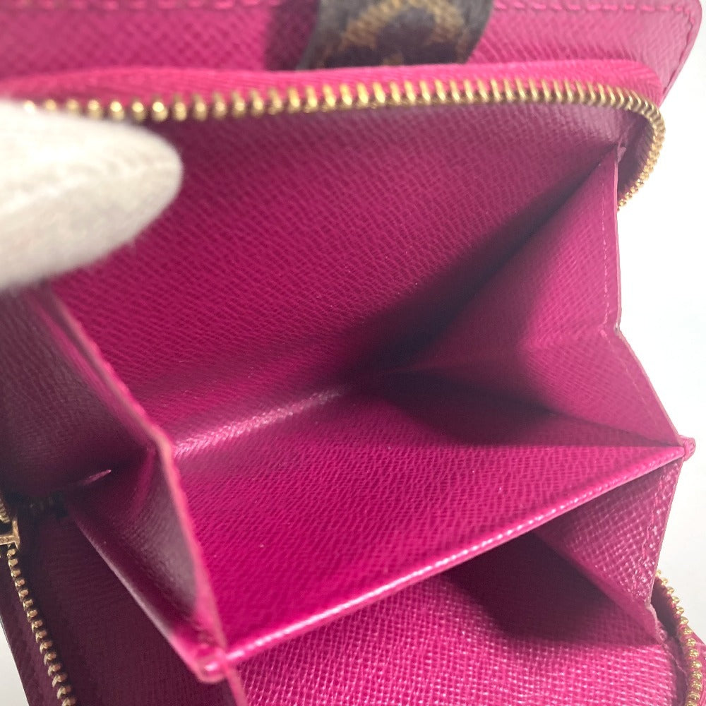 LOUIS VUITTON M95188  モノグラムペルフォ コンパクトジップ コンパクトウォレット 財布 2つ折り財布 モノグラムキャンバス ユニセックス  フューシャ ピンク - brandshop-reference