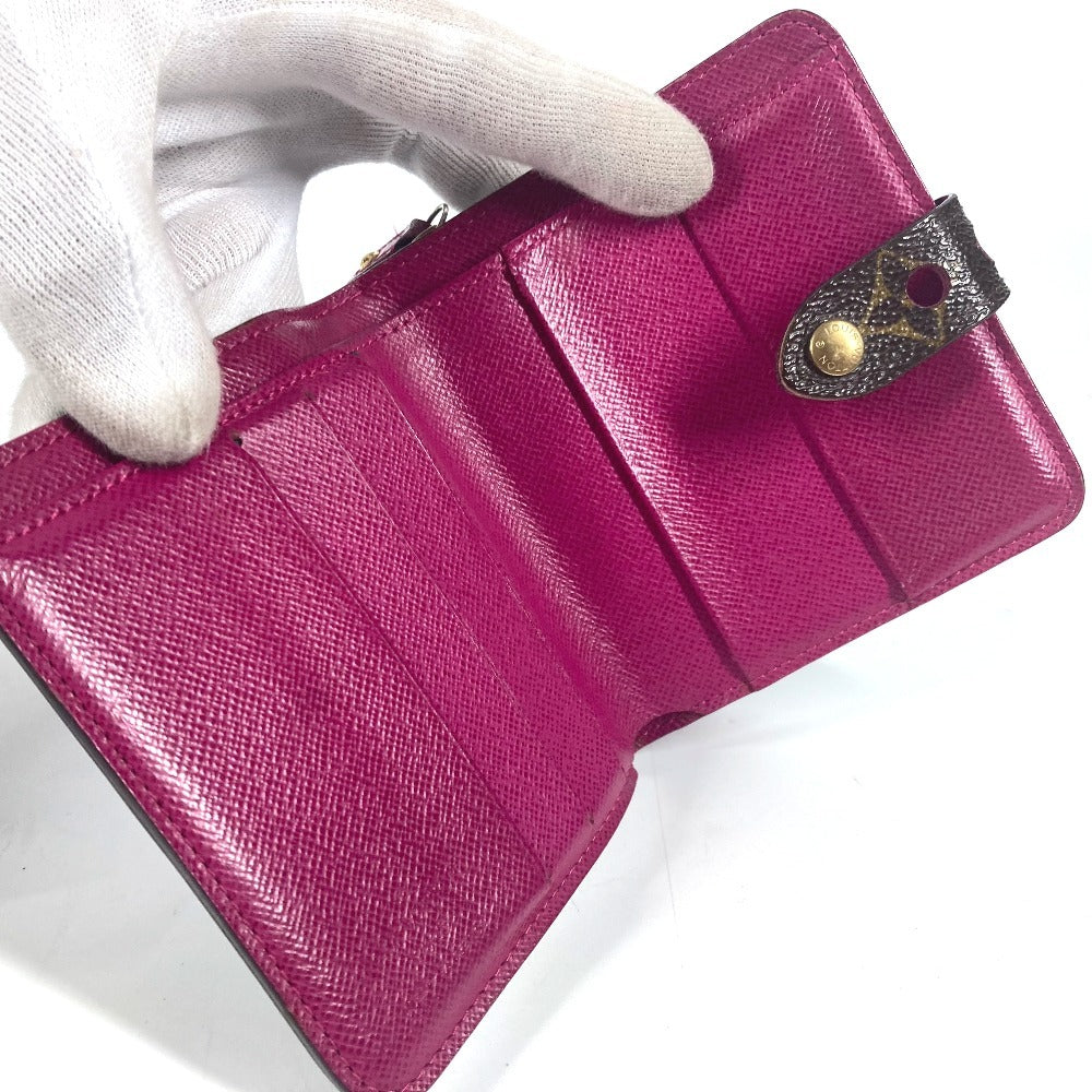 LOUIS VUITTON M95188  モノグラムペルフォ コンパクトジップ コンパクトウォレット 財布 2つ折り財布 モノグラムキャンバス ユニセックス  フューシャ ピンク - brandshop-reference
