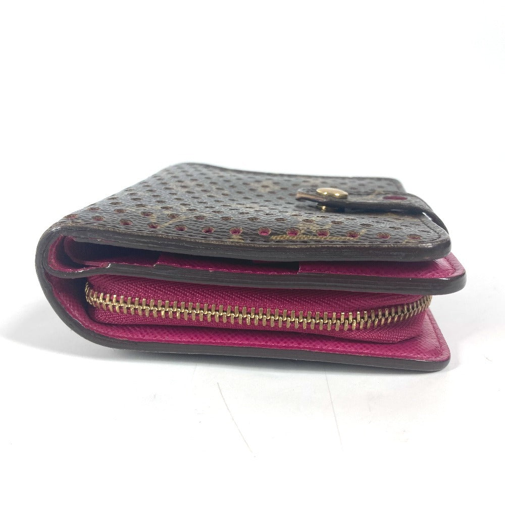 LOUIS VUITTON M95188  モノグラムペルフォ コンパクトジップ コンパクトウォレット 財布 2つ折り財布 モノグラムキャンバス ユニセックス  フューシャ ピンク - brandshop-reference