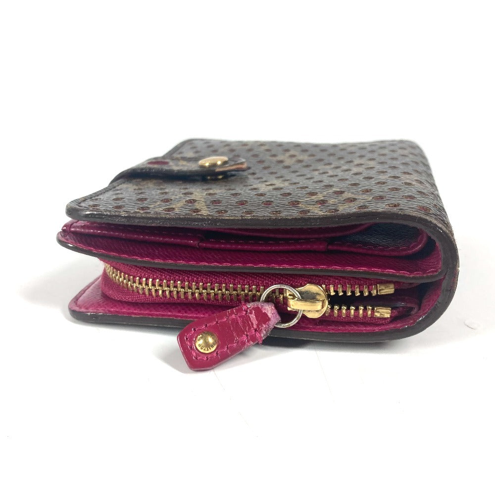 LOUIS VUITTON M95188  モノグラムペルフォ コンパクトジップ コンパクトウォレット 財布 2つ折り財布 モノグラムキャンバス ユニセックス  フューシャ ピンク - brandshop-reference