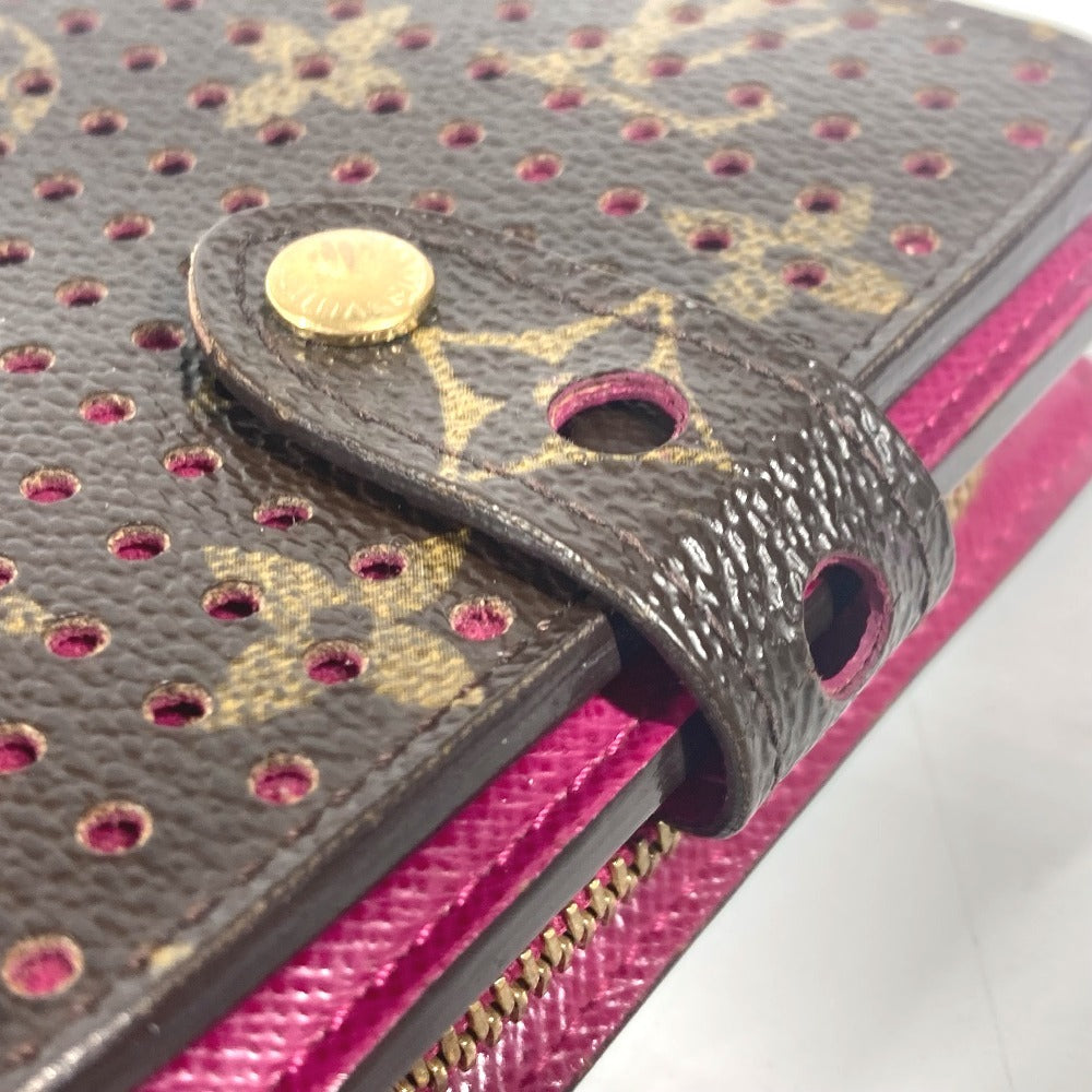 LOUIS VUITTON M95188  モノグラムペルフォ コンパクトジップ コンパクトウォレット 財布 2つ折り財布 モノグラムキャンバス ユニセックス  フューシャ ピンク - brandshop-reference