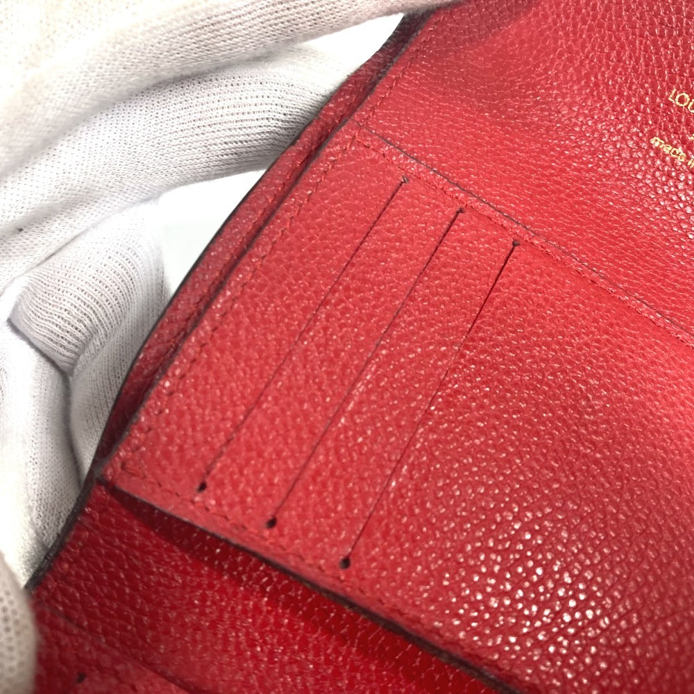 LOUIS VUITTON M62185  モノグラムアンプラント ポルトフォイユ ポンヌフ コンパクト コンパクトウォレット 財布 3つ折り財布 モノグラムアンプラントレザー レディース  スリーズ レッド - brandshop-reference