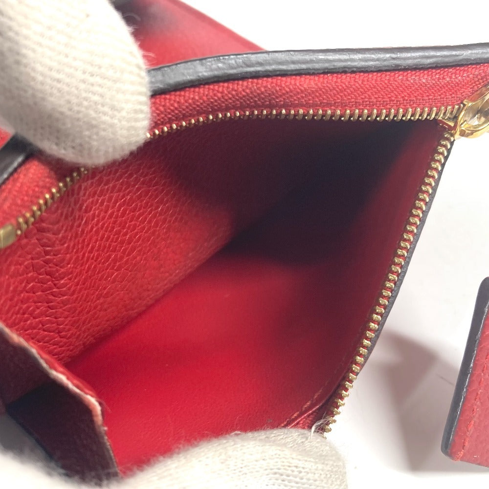 LOUIS VUITTON M62185  モノグラムアンプラント ポルトフォイユ ポンヌフ コンパクト コンパクトウォレット 財布 3つ折り財布 モノグラムアンプラントレザー レディース  スリーズ レッド - brandshop-reference