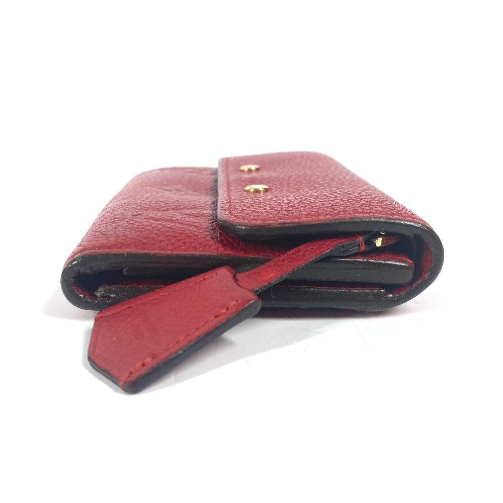 LOUIS VUITTON M62185  モノグラムアンプラント ポルトフォイユ ポンヌフ コンパクト コンパクトウォレット 財布 3つ折り財布 モノグラムアンプラントレザー レディース  スリーズ レッド - brandshop-reference
