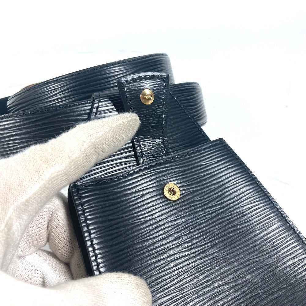LOUIS VUITTON M52902 エピ シャーウッド ベルトバッグ ウエストポーチ カバン ボディバッグ エピレザー ユニセックス クリールブラック ブラック - brandshop-reference