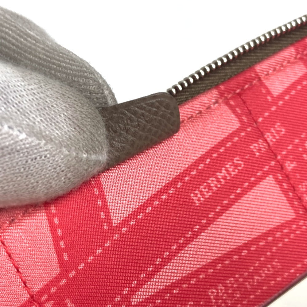 HERMES ラウンドファスナー アジェンダ シルキーデイリーGM  システム手帳 ケース ステーショナリー 手帳カバー エプソン ユニセックス エトゥープ グレー - brandshop-reference