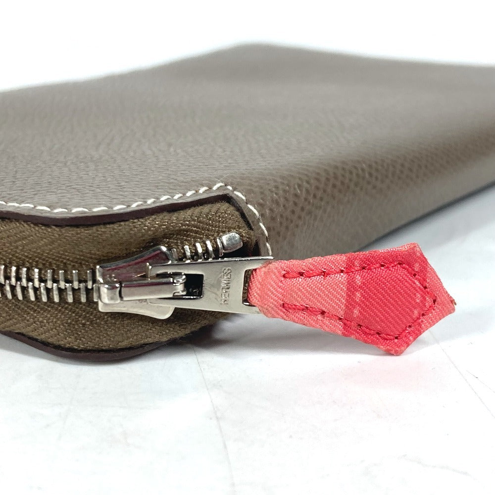 HERMES ラウンドファスナー アジェンダ シルキーデイリーGM  システム手帳 ケース ステーショナリー 手帳カバー エプソン ユニセックス エトゥープ グレー - brandshop-reference