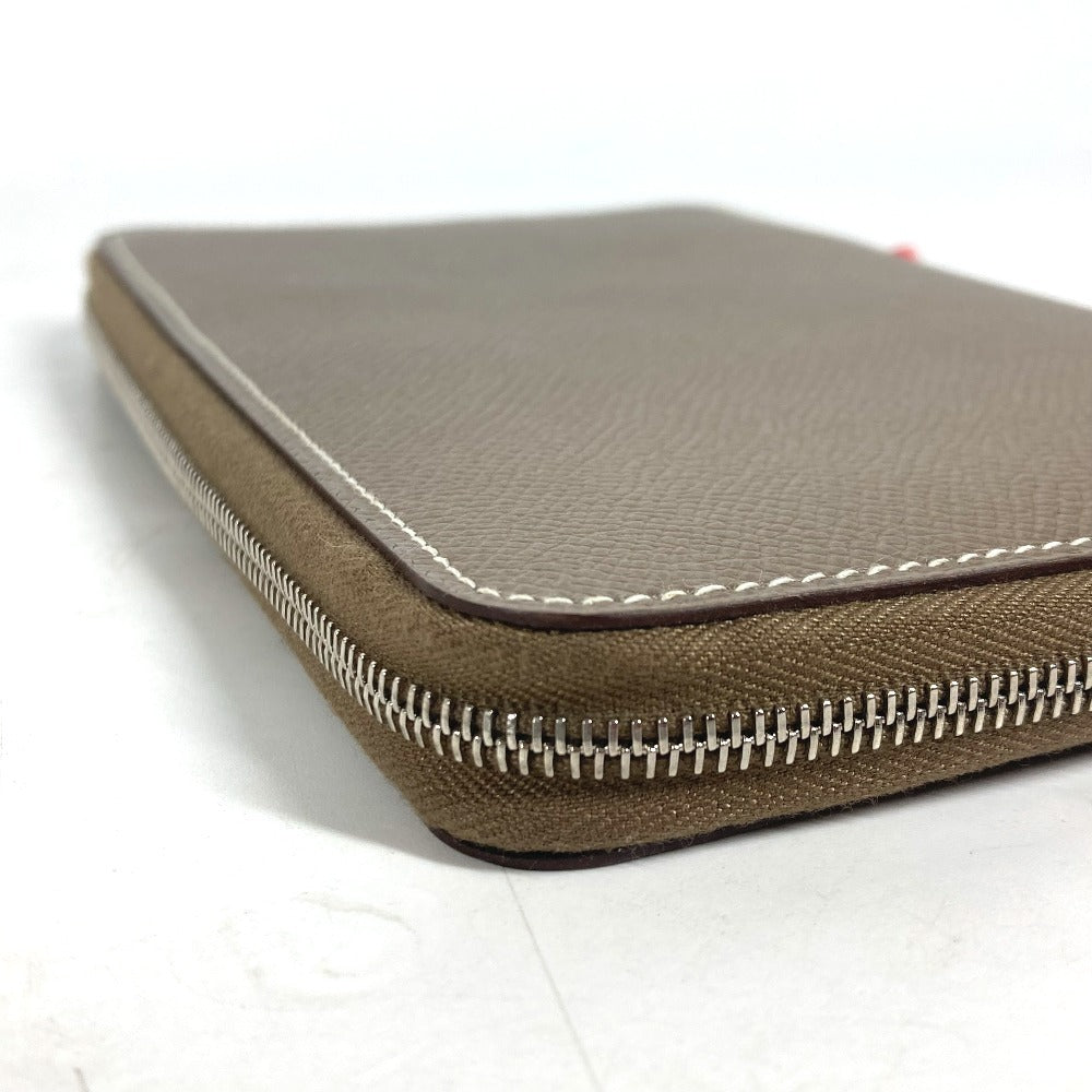 HERMES ラウンドファスナー アジェンダ シルキーデイリーGM  システム手帳 ケース ステーショナリー 手帳カバー エプソン ユニセックス エトゥープ グレー - brandshop-reference