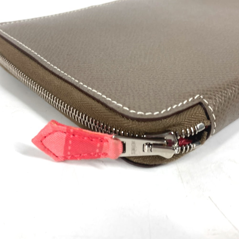 HERMES ラウンドファスナー アジェンダ シルキーデイリーGM  システム手帳 ケース ステーショナリー 手帳カバー エプソン ユニセックス エトゥープ グレー - brandshop-reference