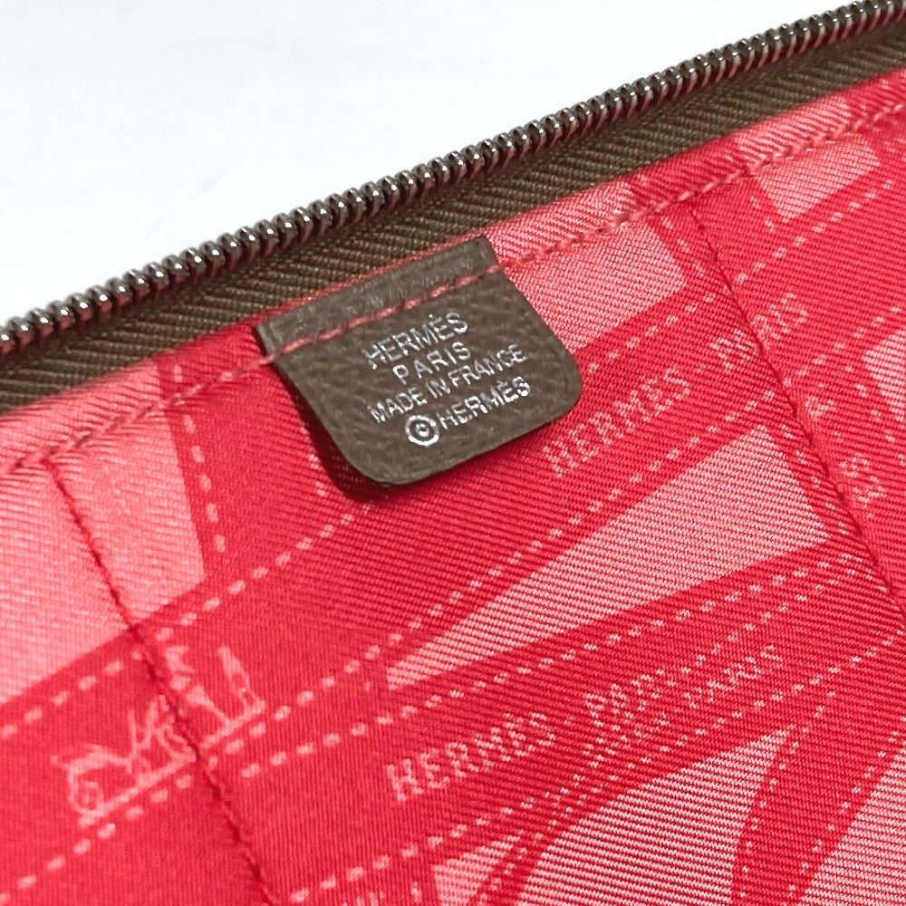 HERMES ラウンドファスナー アジェンダ シルキーデイリーGM  システム手帳 ケース ステーショナリー 手帳カバー エプソン ユニセックス エトゥープ グレー - brandshop-reference