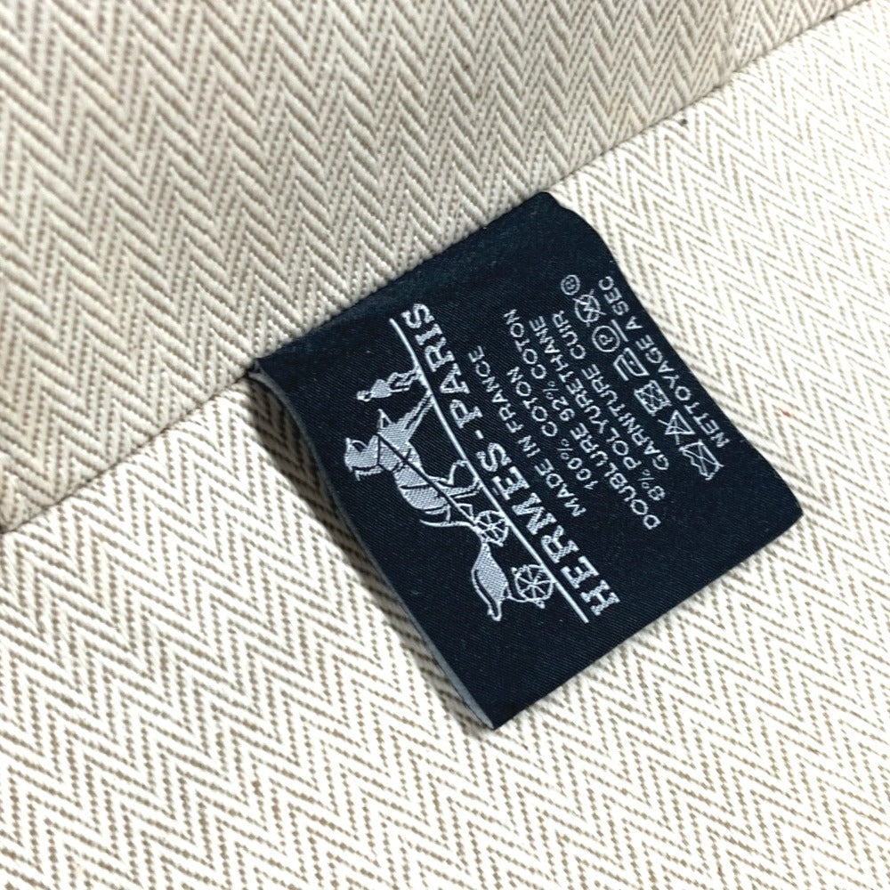 HERMES セリエ ロゴ エスカル メイクポーチ 化粧ポーチ ポーチ キャンバス レディース ピンク - brandshop-reference