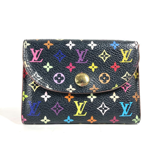 LOUIS VUITTON M66558 モノグラムマルチカラー アンヴェロップ カルト ドゥ ヴィジット 名刺入れ パスケース コインケース カードケース モノグラムマルチカラーキャンバス ユニセックス ノワール マルチカラー