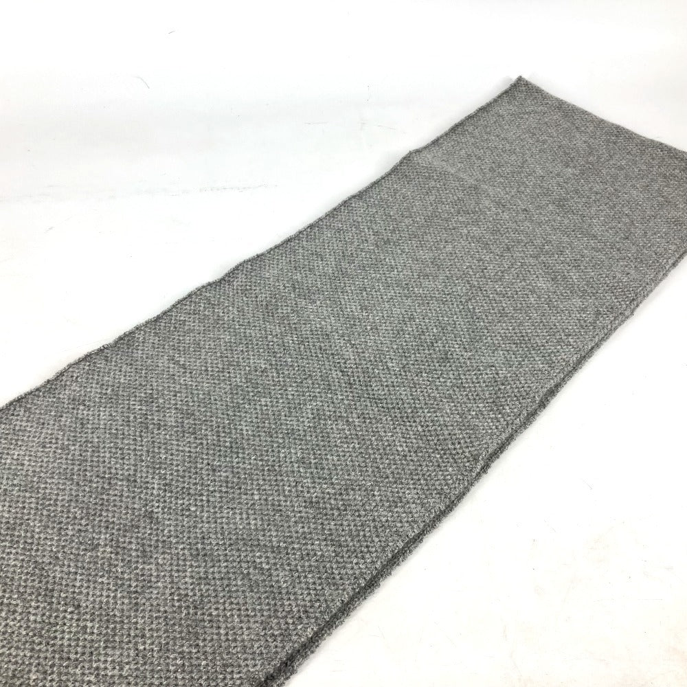 CHANEL アイコン ロゴ チェーン 付き マフラー カシミヤ レディース グレー - brandshop-reference