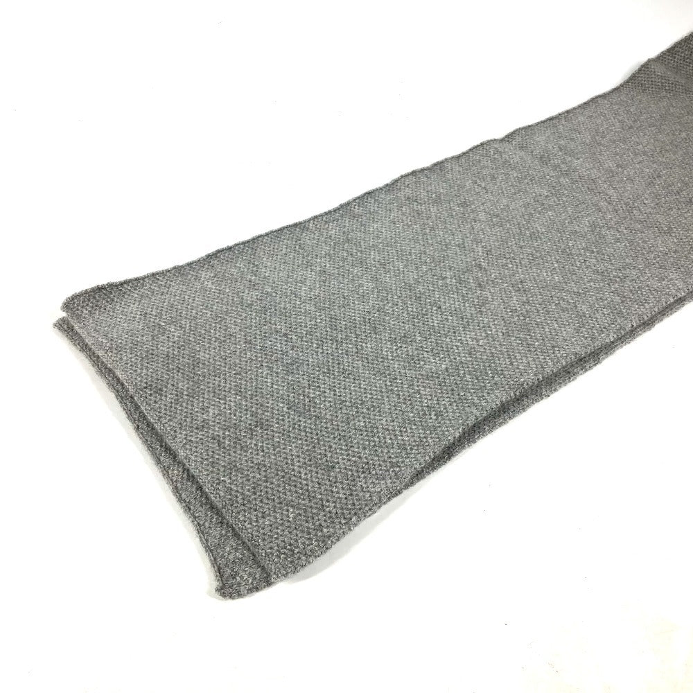 CHANEL アイコン ロゴ チェーン 付き マフラー カシミヤ レディース グレー - brandshop-reference