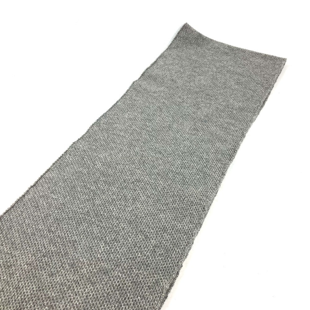 CHANEL アイコン ロゴ チェーン 付き マフラー カシミヤ レディース グレー - brandshop-reference