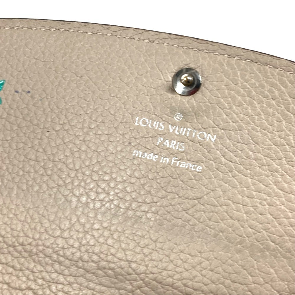 LOUIS VUITTON M60144 モノグラムマヒナ ポルトフォイユ イリス ロングウォレット フラップ 長財布 モノグラムマヒナレザー レディース ガレ ベージュ - brandshop-reference