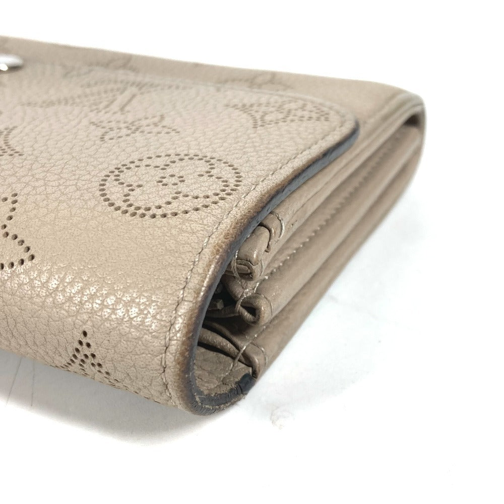 LOUIS VUITTON M60144 モノグラムマヒナ ポルトフォイユ イリス ロングウォレット フラップ 長財布 モノグラムマヒナレザー レディース ガレ ベージュ - brandshop-reference