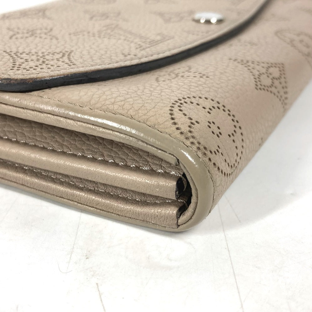 LOUIS VUITTON M60144 モノグラムマヒナ ポルトフォイユ イリス ロングウォレット フラップ 長財布 モノグラムマヒナレザー レディース ガレ ベージュ - brandshop-reference