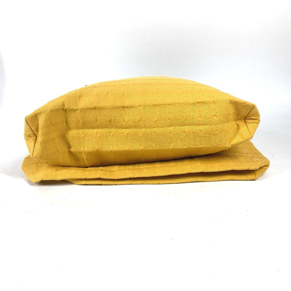 HERMES アメダバカバドゥポッシュ カバン 肩掛け トートバッグ ショルダーバッグ キャンバス/レザー レディース イエロー - brandshop-reference