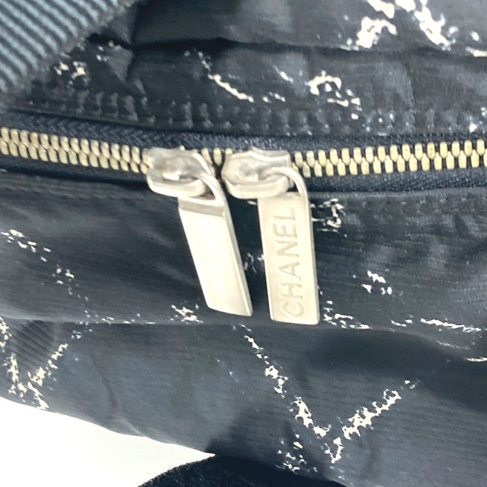 CHANEL 旧トラベルライン カバン 旅行バッグ トラベルバッグ ボストンバッグ ナイロン ユニセックス ブラック - brandshop-reference