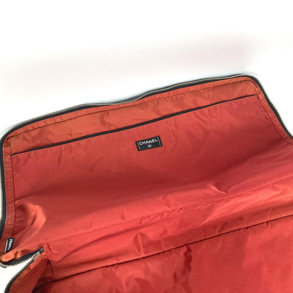 CHANEL 旧トラベルライン カバン 旅行バッグ トラベルバッグ ボストンバッグ ナイロン ユニセックス ブラック - brandshop-reference