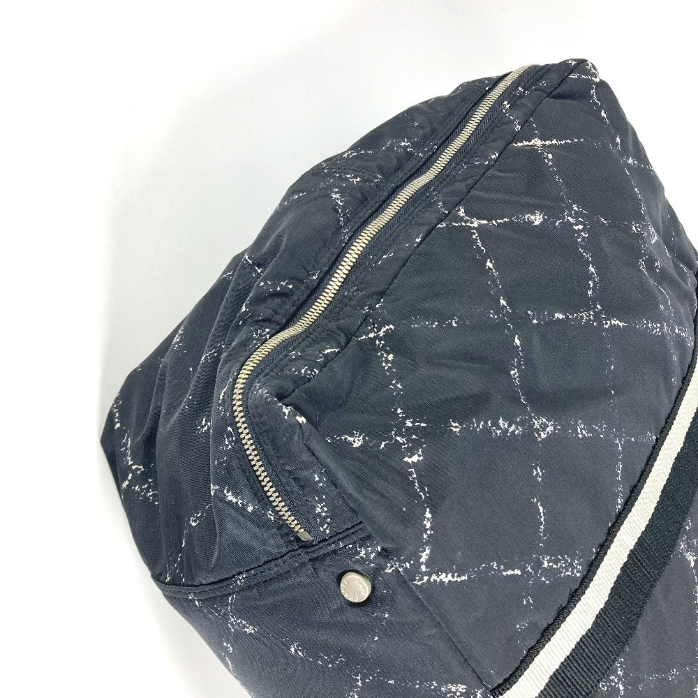 CHANEL 旧トラベルライン カバン 旅行バッグ トラベルバッグ ボストンバッグ ナイロン ユニセックス ブラック - brandshop-reference