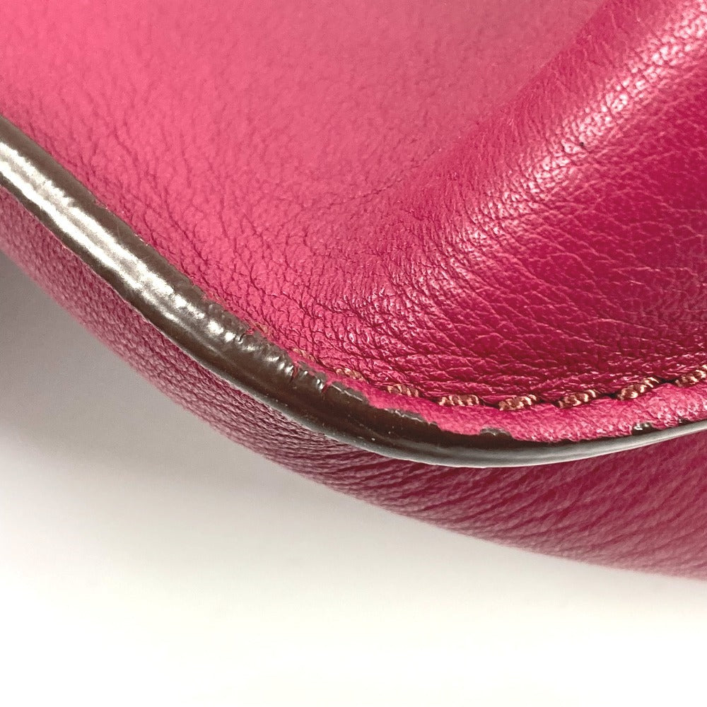 FENDI 8BH262 バイカラー オールインショッピングトート カバン ショルダーバッグ 肩掛け トートバッグ レザー ユニセックス パープル - brandshop-reference