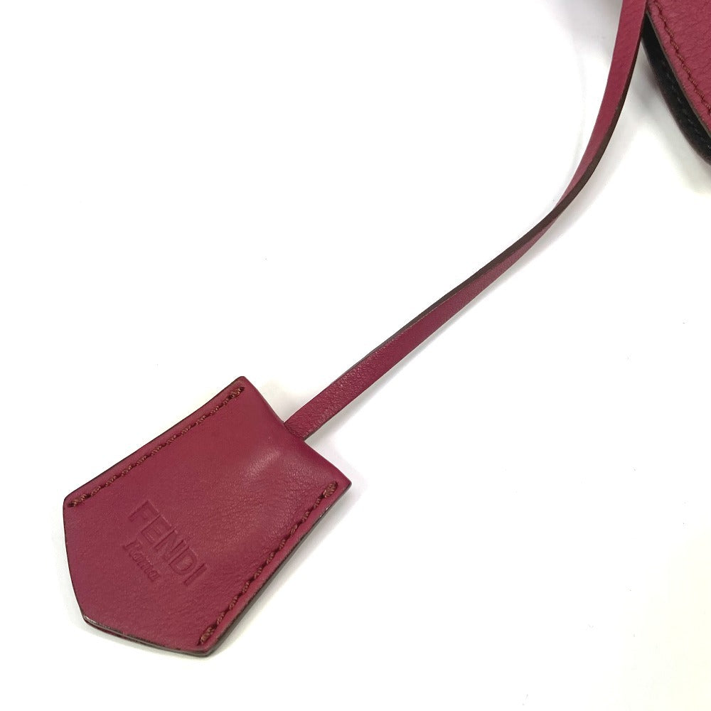 FENDI 8BH262 バイカラー オールインショッピングトート カバン ショルダーバッグ 肩掛け トートバッグ レザー ユニセックス パープル - brandshop-reference