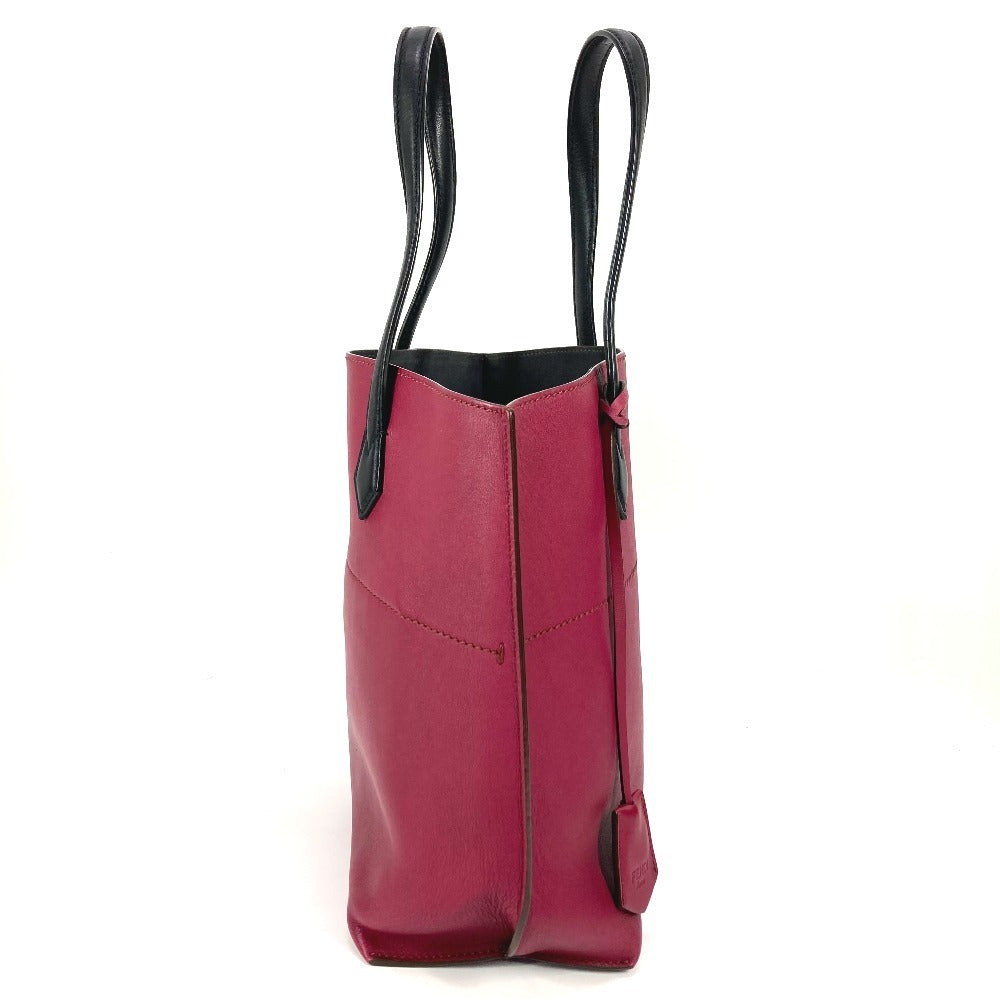 FENDI 8BH262 バイカラー オールインショッピングトート カバン ショルダーバッグ 肩掛け トートバッグ レザー ユニセックス パープル - brandshop-reference