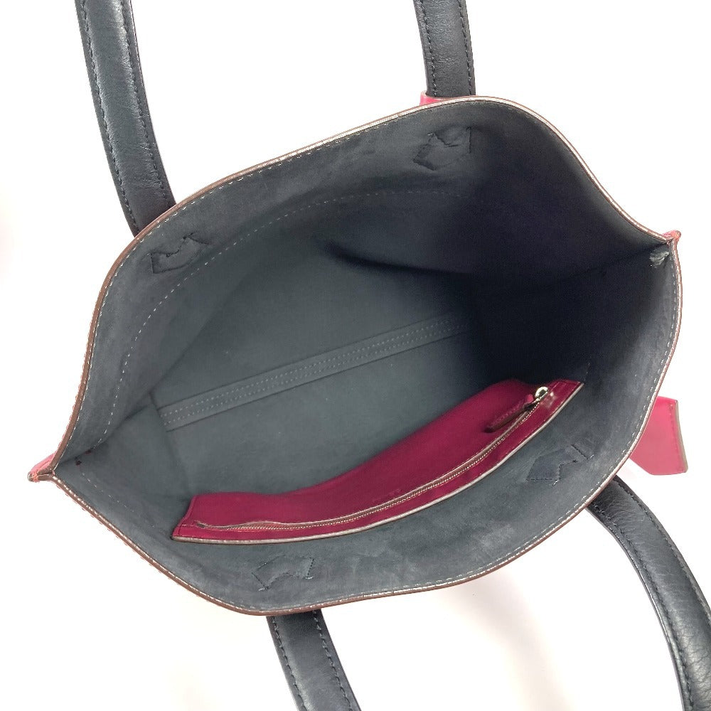 FENDI 8BH262 バイカラー オールインショッピングトート カバン ショルダーバッグ 肩掛け トートバッグ レザー ユニセックス パープル - brandshop-reference